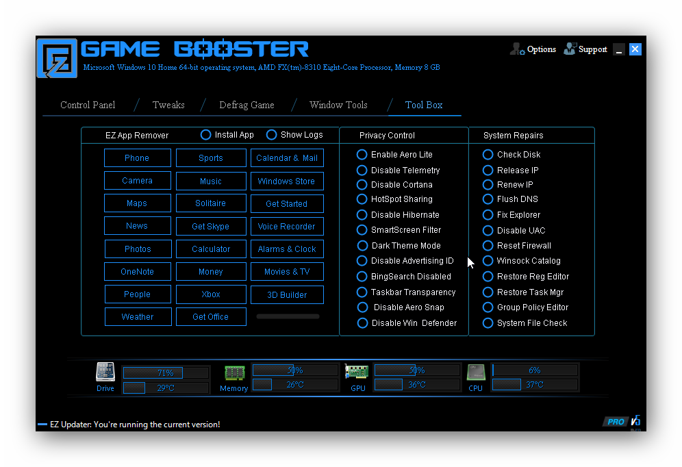 Giveaway of the Day - free licensed software daily — EZ Game Booster 1.5