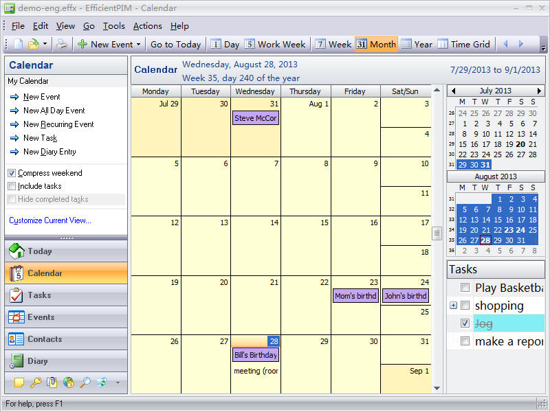 Pim программа. Calendar task. Интерфейс приложение -напоминалка на компьютер. Календарь для слепых. Task player
