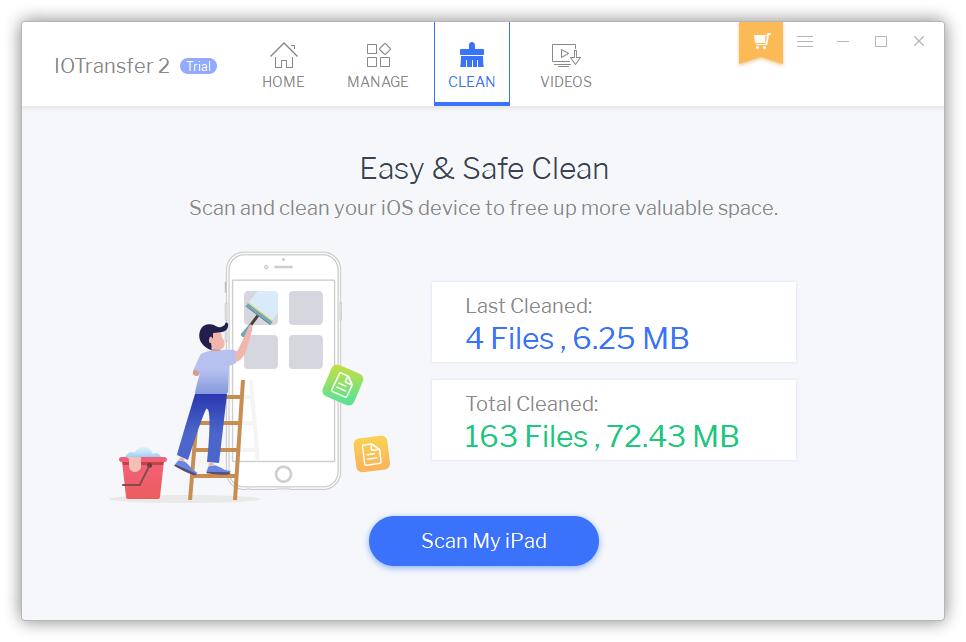 Easy safe. Scan and transfer. IOTRANSFER 2 Pro download. Io transfer 4 Pro. Clean safe.