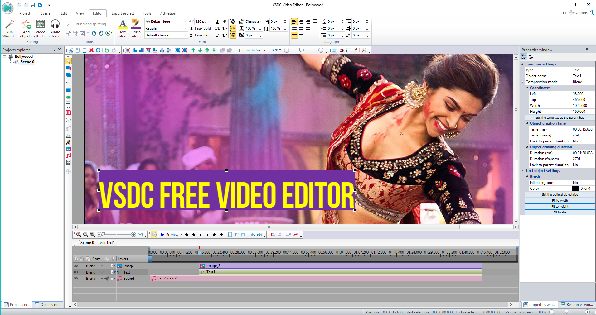 Как сохранить проект в vsdc free video editor