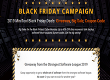 MiniTool Black Friday 2019 Giveaway