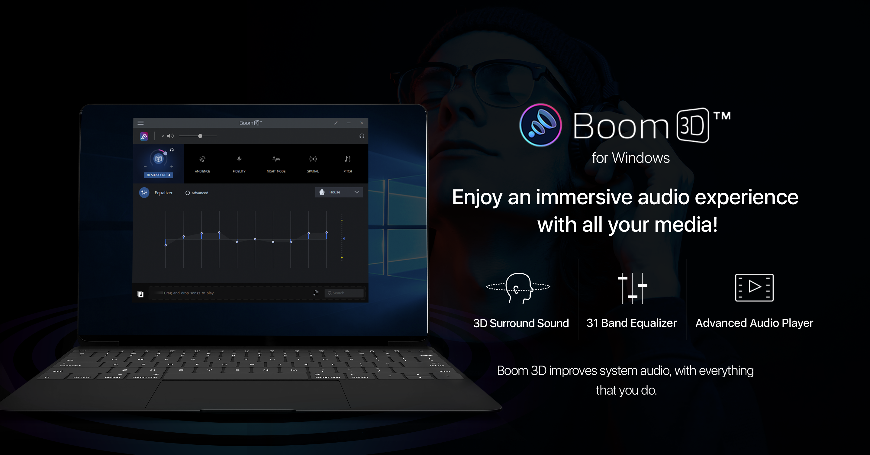 Win experience. Boom 3d для Windows 10. Boom 3d. Boom 3d ошибка. Контента иммерсивного аудио- сопровождения.