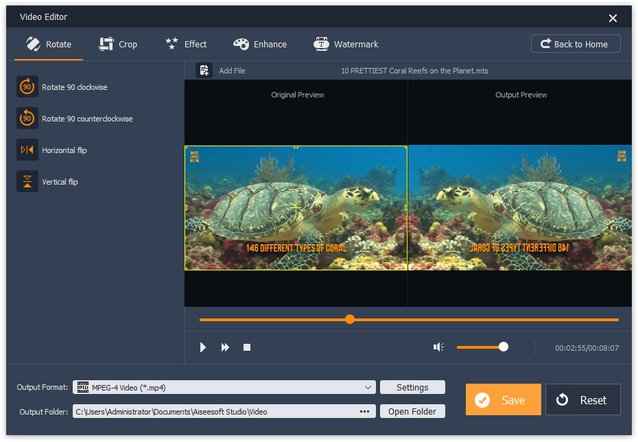 Aiseesoft Video Editor 1.0.18 Giveaway