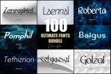 100 Ultimate Fonts Bundle Giveaway