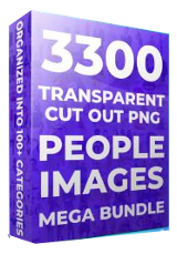 3300+ Transparent People Stock Images Mega Bundle Giveaway