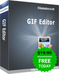 Giveaway of the Day - free licensed software daily — ThunderSoft GIF Editor  5.2.0
